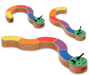 Baby educational toys: Melissa & Doug Caterpillar Grasping Toy