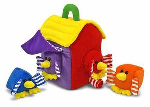Melissa & Doug Bird House Shape Sorter baby educational toy