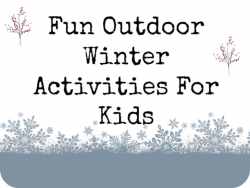 Winter Activities for Kids F