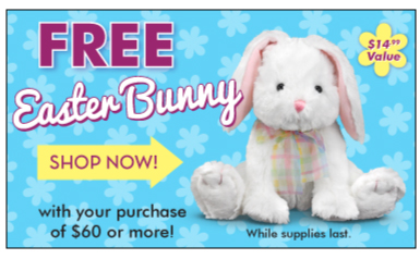 Free Easter Bunny from Melissa & Doug Easter Shop