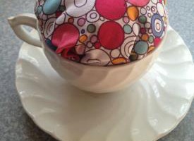 DIY Tea Cup Pin Cushion Mother's Day Craft for Kids