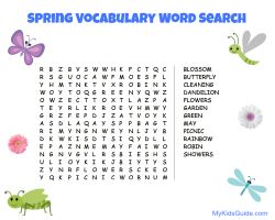 Spring Word Search