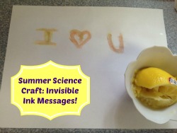 Summer Science Craft for Kids