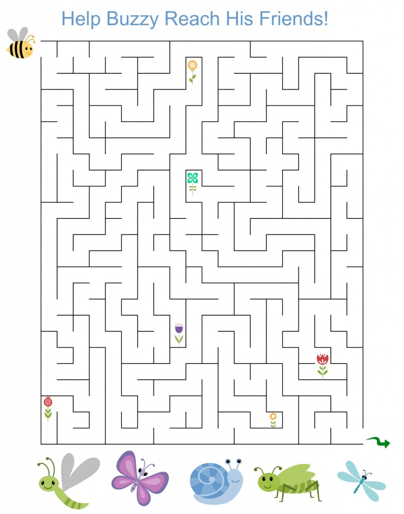 Free printable maze