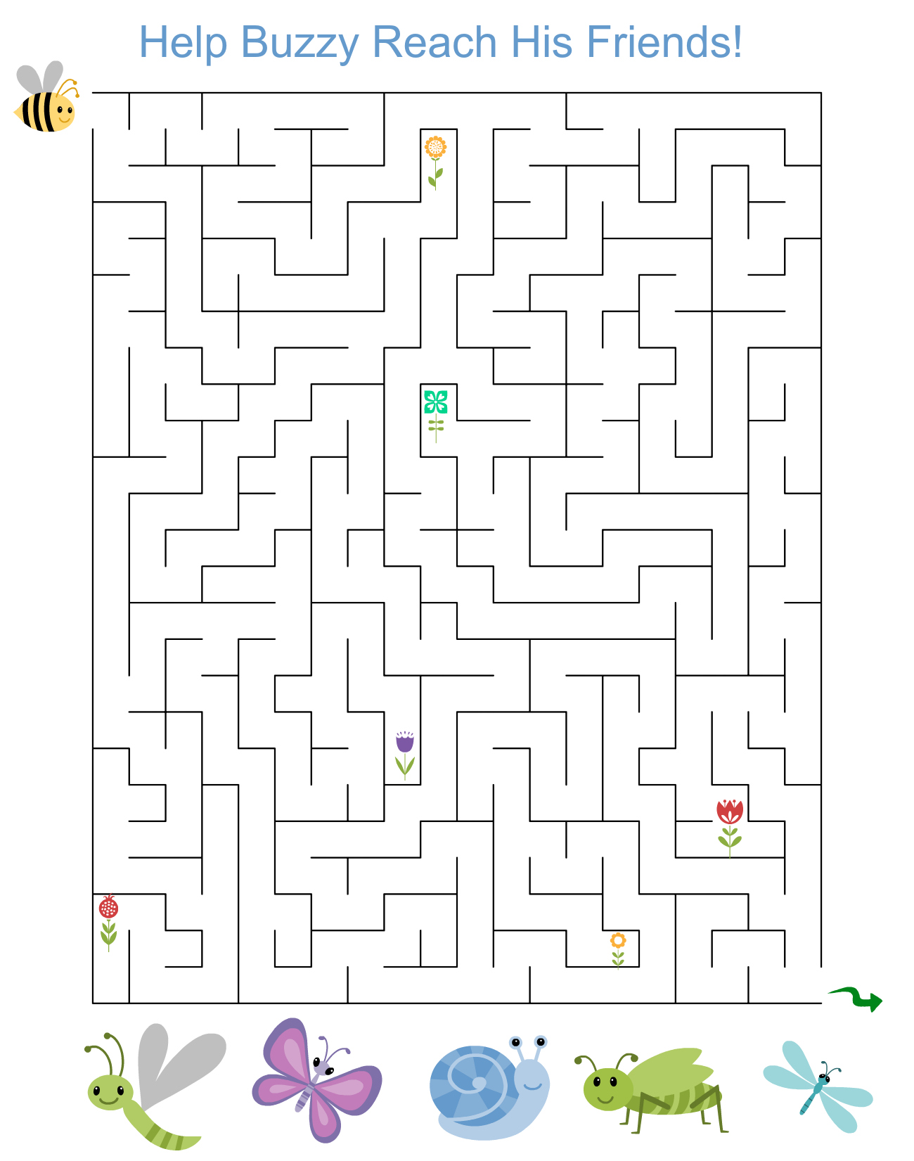 Free printable maze