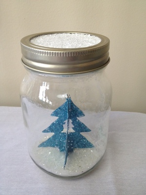 Snow Globe Holiday Craft for Kids