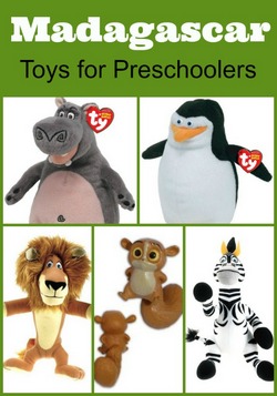 Madagascar toys for preschoolers