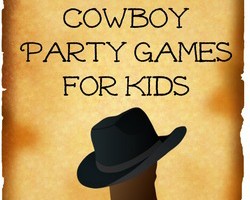 Cowboy Party Games for Kids