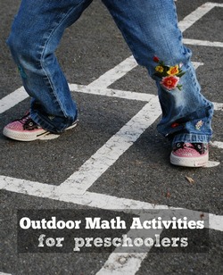 Outdoor math activities for preschoolers
