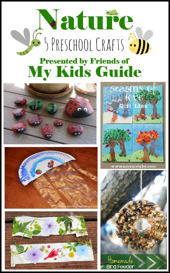 5 Awesome Nature Preschool Crafts for kids- MyKidsGuide