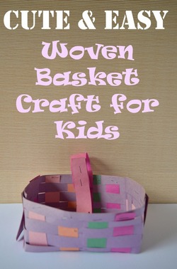 Woven Basket Craft for Kids
