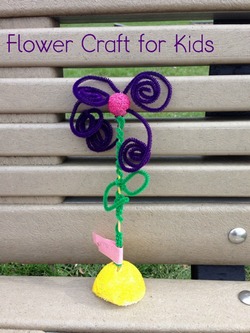 flower craft for kids