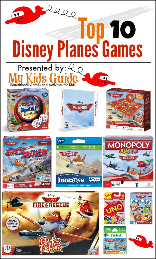 10 Best Disney Planes Games for Kids from My Kids Guide | #MyKidsGuide #EducationalGames #DisneyPlanes | MyKidsGuide.com