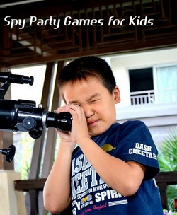 Spy party games for kids