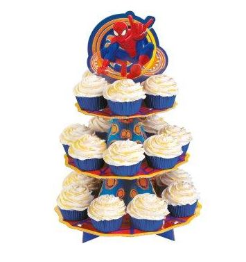 cupcake tower SpiderMan Party Supplies