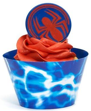 cupcake wrapper SpiderMan Party Supplies