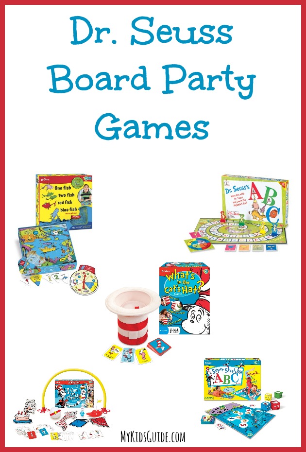 Dr Seuss Board Party Games
