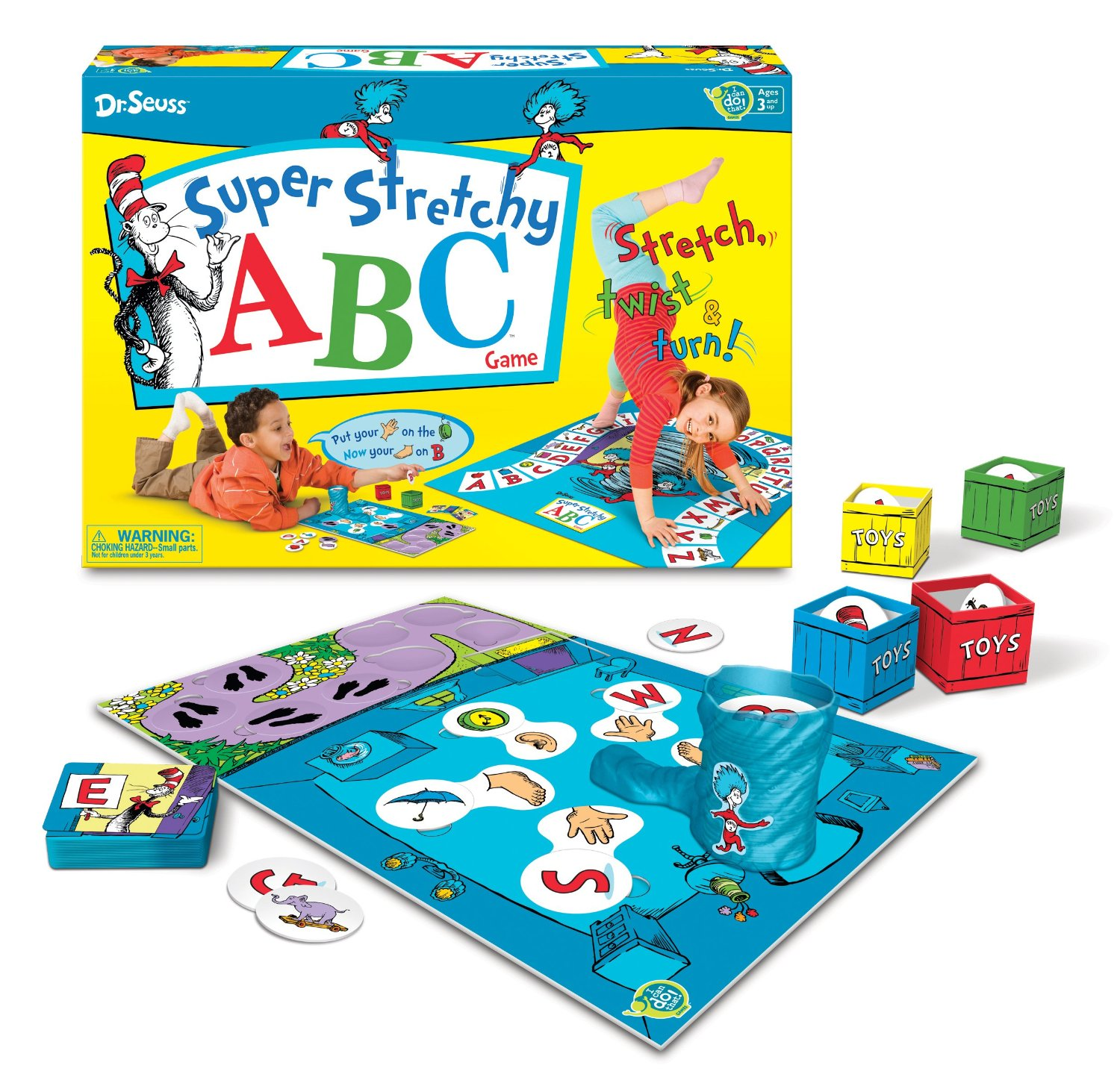 Super Stretchy ABC Game Dr. Seuss Board Party Games for Kids