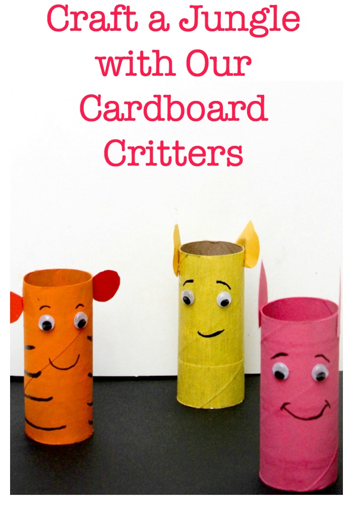 Ready for a super cute craft for kids? Our cardboard critters are so easy to make, you can craft an entire jungle in a single afternoon