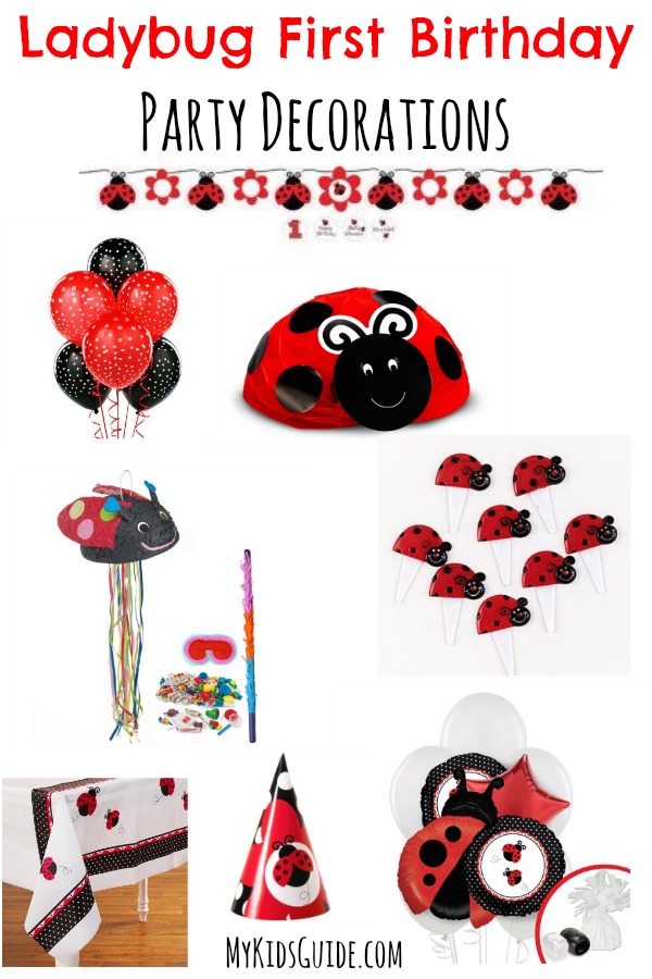 Ladybug First Birthday Party Decorations