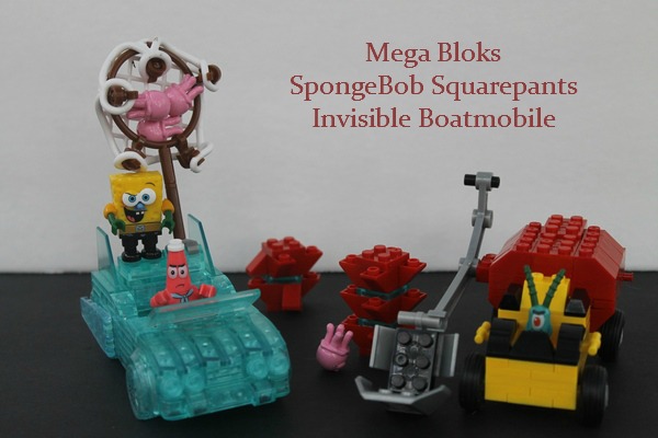 Mega Bloks SpongeBob Squarepants Invisible Boatmobile Toy Review