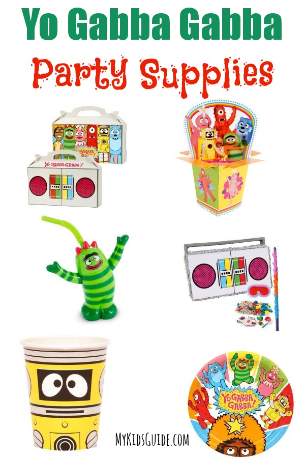 Yo Gabba Gabba! Birthday Party Favor Boxes of Crayons - Parties Plus