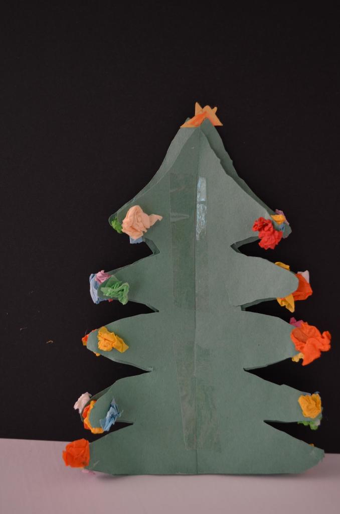 Christmas tree craft for kids