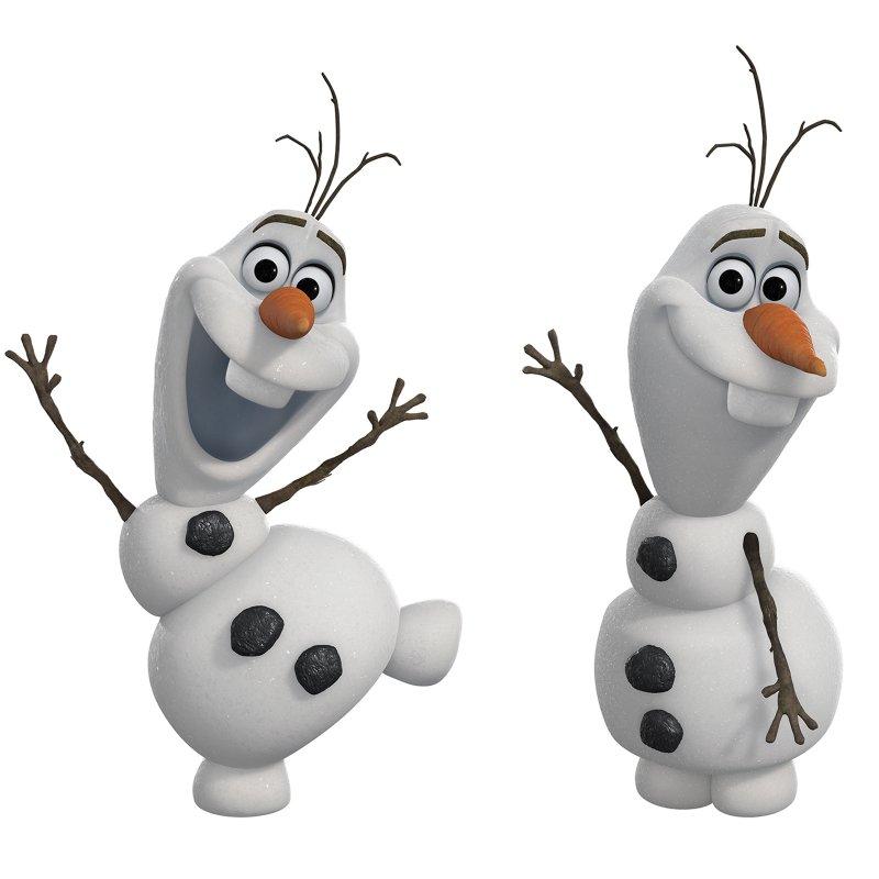 Disney Frozen Olaf the Snowman Peel and Stick Wall Decals | Frozen Party Games For Toddlers