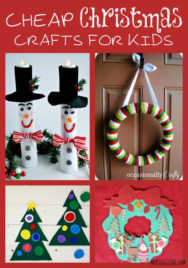 This season you can make some great Cheap Christmas Crafts For Kids that are sure to make your little ones happy, and not break your bank.  Not only are these fun for the kids to help you make, they can also be used as decorations and gift items. 