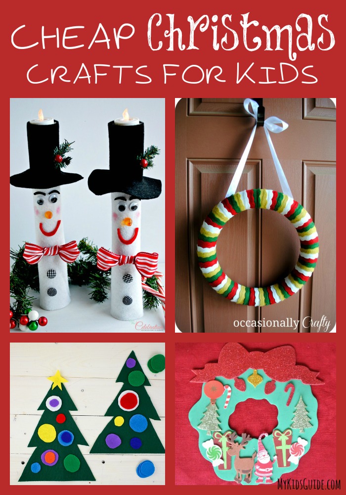 Super Cute Yet Cheap Christmas Crafts For Kids