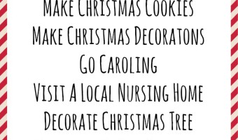 With the holidays right around the corner, you may be trying to find some great Christmas Activities For Kids. We have a simple list of great things your kids can do, plus a FREE PRINTABLE too