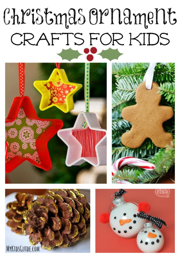 Decorate your home and tree with these adorable Christmas ornament crafts for kids! They're perfect for keeping kids occupied during holiday parties!