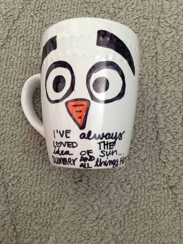 Olaf Mug Disney Frozen Craft Makes a Perfect Handmade Gift Too!