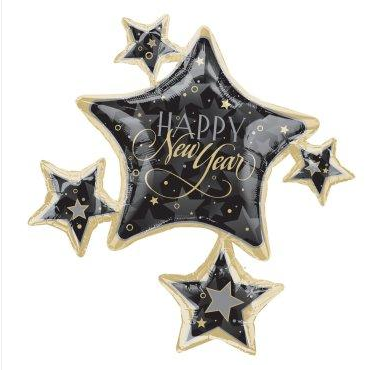 Happy New Year Balloon New Years Eve Party Supplies