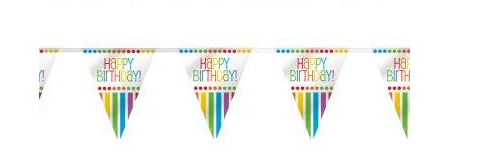 Rainbow Birthday Banner