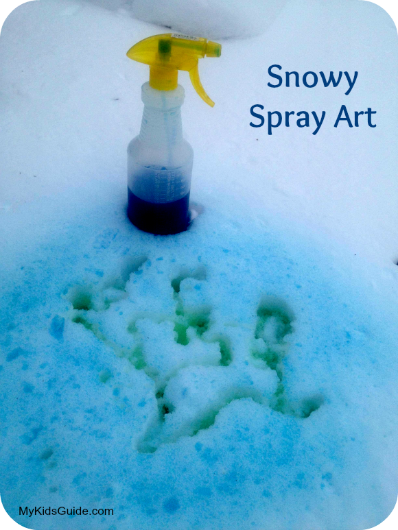 SnowySprayArt winter activity 