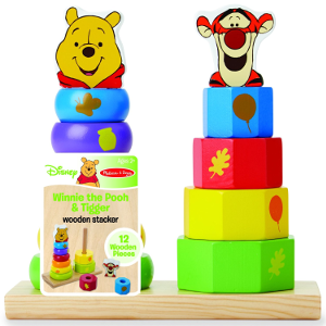 Winne The Pooh & Tigger Wooden Stacker Winnie The Pooh Toys For Babies & Toddlers