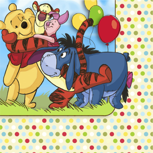 Winnie The Pooh Party Napkins Winnie the Pooh Party supplies for Kids