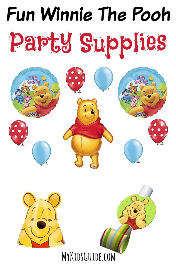 Winnie the Pooh Party supplies for Kids