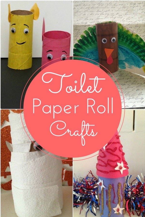 Stuck indoors with nothing to do? Break out the toilet paper rolls and start crafting! These easy toilet paper roll crafts for kids are fun and adorable!