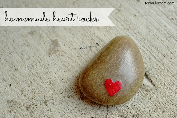 Valentine's Day Crafts for Toddlers heart Rocks