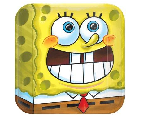 Spongebob Squarepans Plates  Spongebob Squarepants Party Supplies for kids