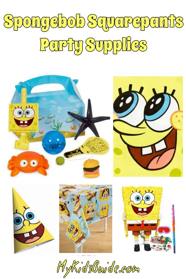 Host your next great birthday party in Bikini Bottom with these great Spongebob Squarepants Party Supplies for kids! Find everything you need for your party!