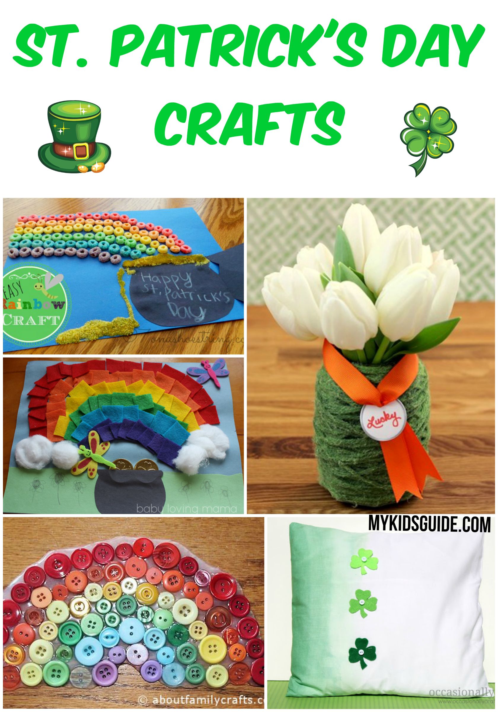 Everyone loves to claim they are Irish on St. Patrick's Day and these 11 Easy St. Patrick's Day Crafts are perfect for your whole family to get involved in celebrating.