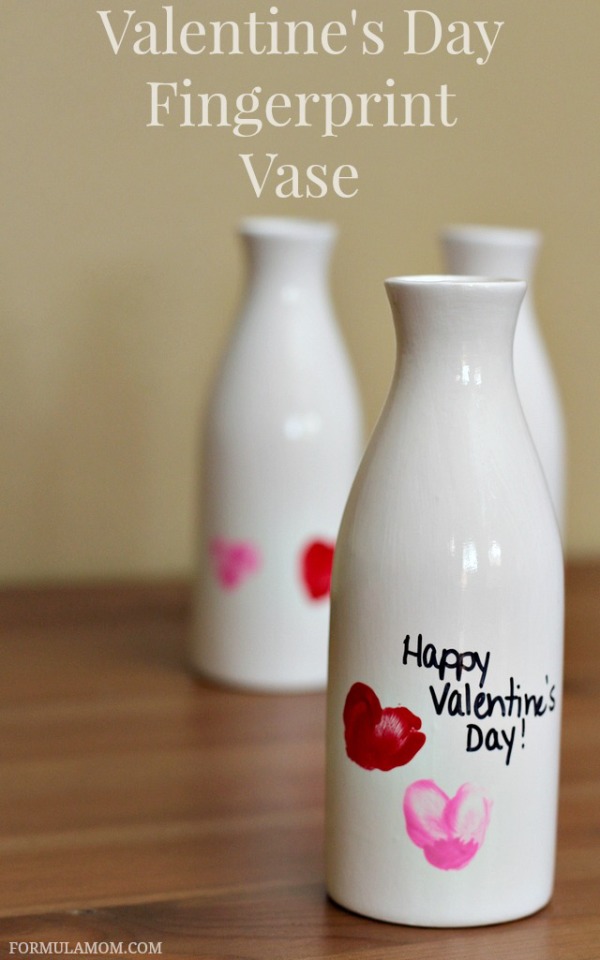 Valentine-Crafts-for-Preschoolers-Fingerprint-Bud-Vase Valentine's Day crafts for preschoolers