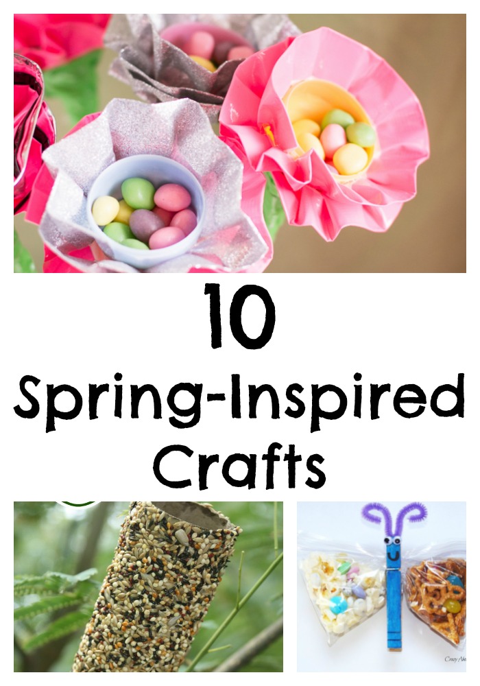 Say so-long to dreary Old Man Winter with these 10 darling spring crafts for kids! They're perfect for both indoor and outdoor family crafting time.