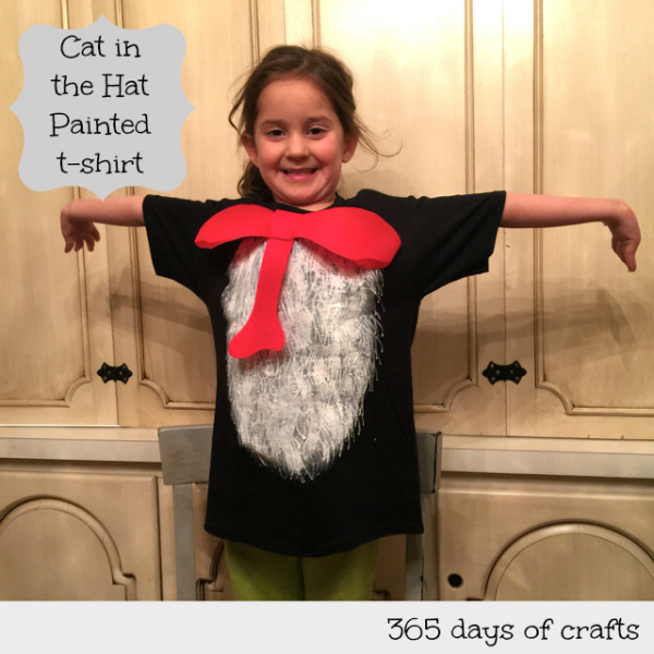 Whimsical Dr Seuss Activities for Kids Cat in the Hat Painted Shirt