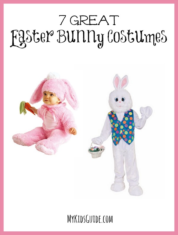 Check out seven of the cutest Easter bunny costumes for kids, babies and even for you! Make this Easter extra magical with these fun costumes!
