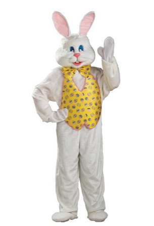 Bunny With Yellow Vest:Great Easter Bunny Costumes