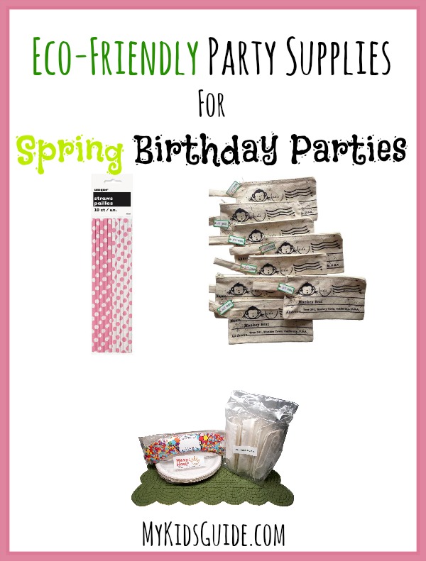 Eco Friendly Party Supplies For Spring Birthday Parties